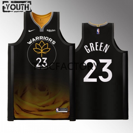 Maglia NBA Golden State Warriors Draymond Green 23 Nike 2022-23 City Edition Nero Swingman - Bambino